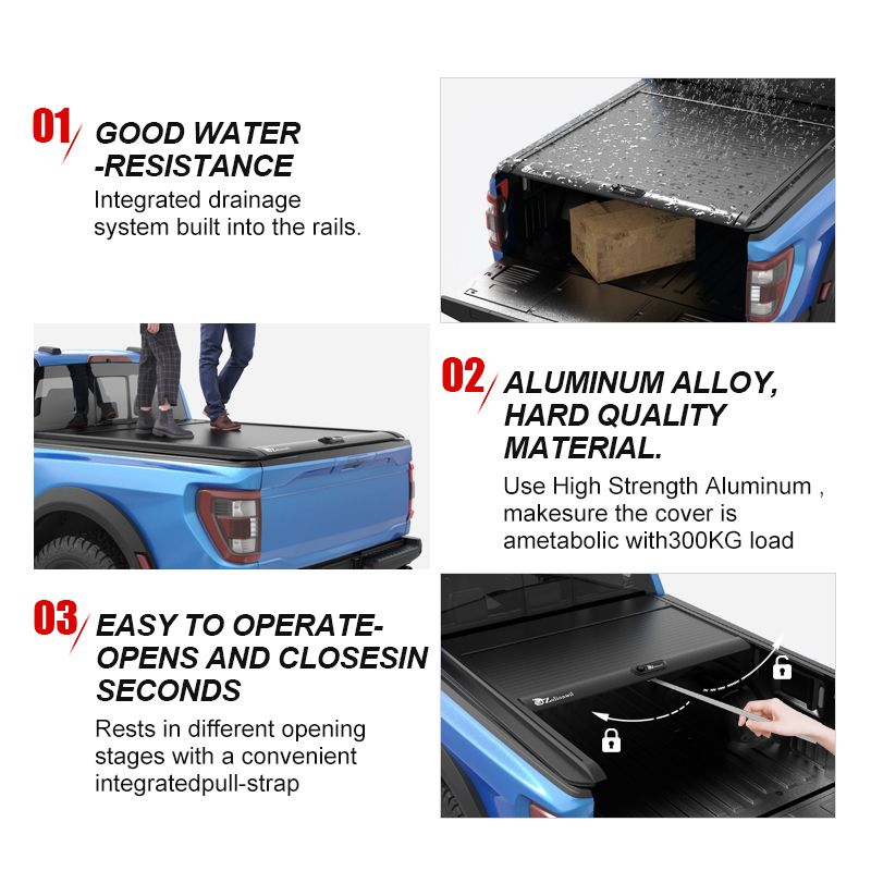 Hard Roll Up Manual Tonneau Cover