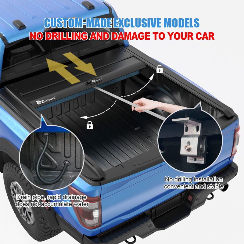 Customizable Manual Tonneau Cover